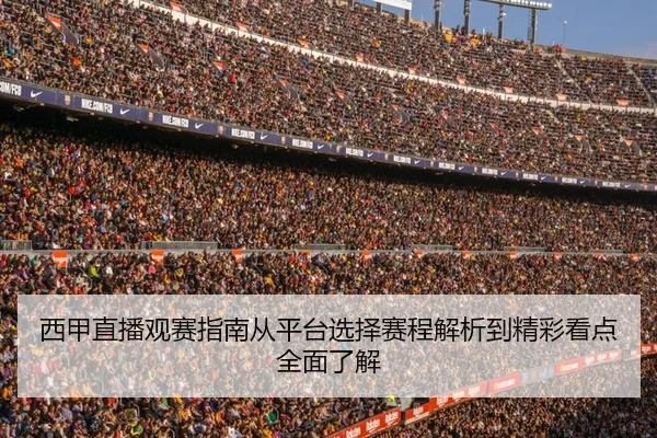 西甲直播观赛指南从平台选择赛程解析到精彩看点全面了解